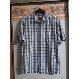 The North Face Large Plaid Short Sleeve Casual Outdoor Occasion Button Down Shir